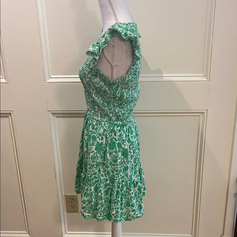 Universal Thread Emerald And Ivory Flutter Sleeve… - image 7